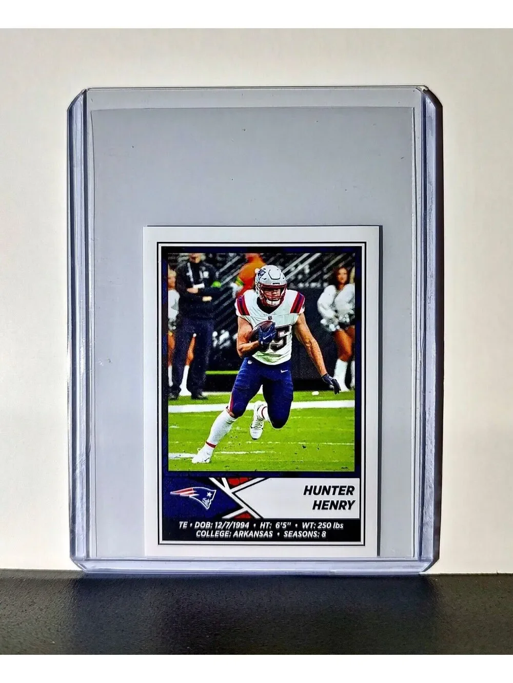 Hunter Henry 2024 Panini NFL Sticker #80 New England Patriots